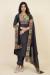 Picture of Chiffon & Silk Dim Gray Readymade Salwar Kameez