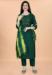 Picture of Lovely Cotton Sea Green Readymade Salwar Kameez