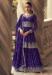 Picture of Ravishing Georgette Purple Straight Cut Salwar Kameez