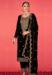 Picture of Taking Chiffon Black Straight Cut Salwar Kameez