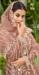 Picture of Pleasing Net Rosy Brown Straight Cut Salwar Kameez