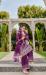 Picture of Gorgeous Net Purple Straight Cut Salwar Kameez