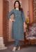 Picture of Taking Silk Dark Slate Grey Kurtis & Tunic