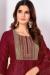 Picture of Nice Silk Maroon Kurtis & Tunic