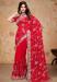 Picture of Delightful Georgette Crimson Saree