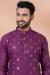 Picture of Statuesque Cotton Purple Kurtas