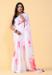 Picture of Shapely Satin & Silk Ghost White Saree