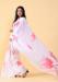 Picture of Shapely Satin & Silk Ghost White Saree