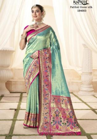 Picture of Charming Silk Dark Sea Green Saree