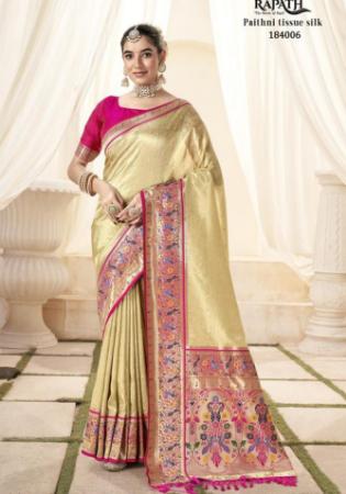 Picture of Gorgeous Silk Burly Wood Saree