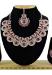 Picture of Shapely Maroon Necklace Set