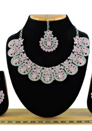 Picture of Classy Rosy Brown Necklace Set