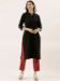 Picture of Pretty Cotton Black Kurtis & Tunic