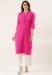 Picture of Grand Cotton Medium Violet Red Kurtis & Tunic