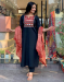 Picture of Gorgeous Chiffon Black Readymade Salwar Kameez