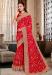 Picture of Statuesque Georgette Red Saree