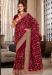 Picture of Marvelous Georgette Maroon Saree