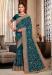 Picture of Radiant Georgette Teal Saree