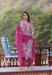 Picture of Georgette & Silk Rosy Brown Readymade Salwar Kameez