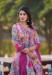 Picture of Georgette & Silk Rosy Brown Readymade Salwar Kameez