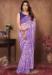 Picture of Resplendent Georgette Plum Saree