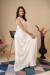 Picture of Alluring Georgette Off White Saree