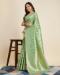 Picture of Elegant Silk Dark Sea Green Saree