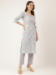 Picture of Cotton Light Steel Blue Readymade Salwar Kameez