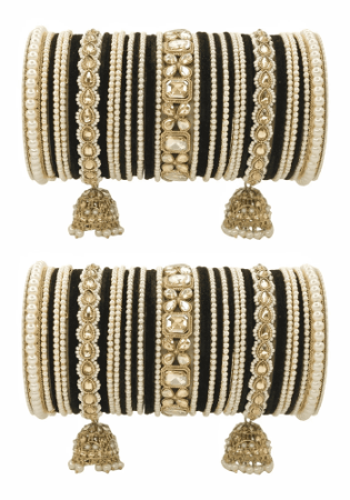 Picture of Resplendent Black Bangles