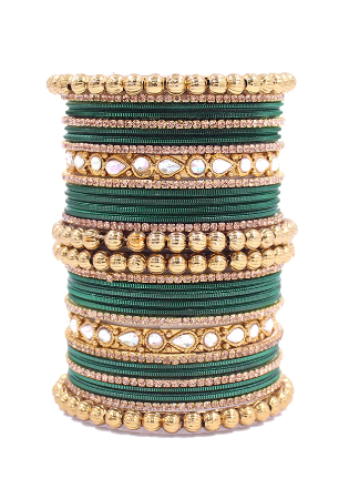 Picture of Alluring Sea Green Bangles