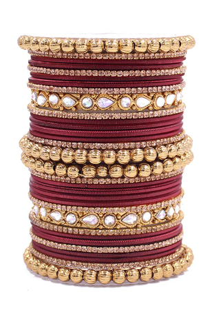 Picture of Admirable Maroon Bangles