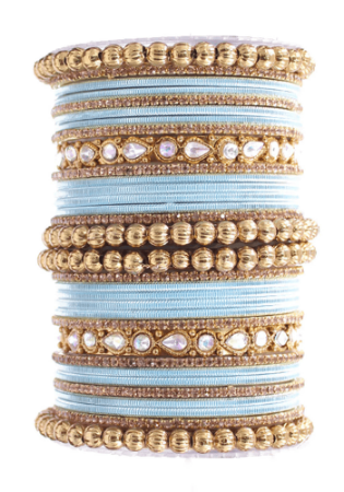 Picture of Excellent Light Steel Blue Bangles