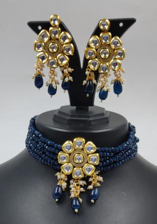 Picture of Ravishing Midnight Blue Necklace Set