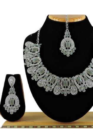 Picture of Superb Dim Gray Necklace Set