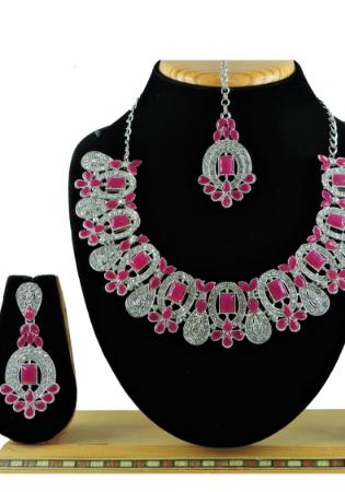 Picture of Grand Fire Brick Necklace Set