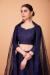 Picture of Magnificent Silk Dark Slate Blue Lehenga Choli