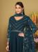 Picture of Georgette Dark Slate Grey Anarkali Salwar Kameez