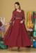 Picture of Appealing Georgette Maroon Anarkali Salwar Kameez