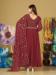 Picture of Appealing Georgette Maroon Anarkali Salwar Kameez