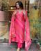 Picture of Well Formed Silk Deep Pink Readymade Salwar Kameez