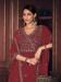 Picture of Alluring Georgette Maroon Anarkali Salwar Kameez