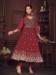 Picture of Alluring Georgette Maroon Anarkali Salwar Kameez