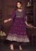 Picture of Grand Georgette Purple Anarkali Salwar Kameez