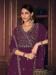 Picture of Grand Georgette Purple Anarkali Salwar Kameez