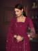 Picture of Graceful Georgette Brown Anarkali Salwar Kameez