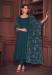 Picture of Georgette Dark Slate Grey Anarkali Salwar Kameez