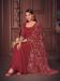 Picture of Beautiful Georgette Maroon Anarkali Salwar Kameez