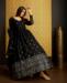 Picture of Beauteous Georgette Black Readymade Gown