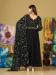 Picture of Statuesque Georgette Black Anarkali Salwar Kameez