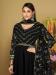 Picture of Statuesque Georgette Black Anarkali Salwar Kameez